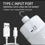 SOLAR/USB RECHARGEABLE MULTIPURPOSE BIG LED LIGHT - Image 3