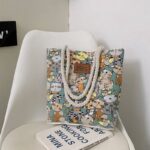 LABUBU/TEDDY DESIGN SOLID TOTE BAG - Image 2