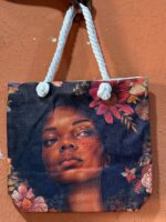 HOPPY LARGE CAPACITY COLOUR ILLUSTRATION PATTERN FASHIONABLE TOTE BAG - DESIGN 003 - Image 6