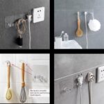 10PCS WALL/TILE MOUNTED MULTIFUNCTIONAL MINI PLUG HOOK (HOOK 015)