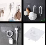 10PCS WALL/TILE MOUNTED MULTIFUNCTIONAL MINI PLUG HOOK (HOOK 015) - Image 2