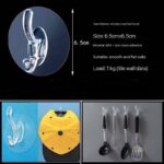 10PCS/SET ADHESIVE STRONG CIRCULAR WALL HOOK (HOOK 007)