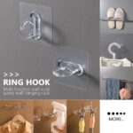 10PCS MULTIFUNCTIONAL & MULTI-SCENE WALL HANGING SUCTION RING HOOK (HOOK 002)