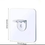 WARDROBE DIVIDER & SHELF SUPPORT NAIL/GLUE-FREE STRONG BRACKET SHELF HOOK (HOOK 008)