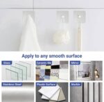 12PCS TRANSPARENT TRACELESS SELF-ADHESIVE NAILLESS SUCTION WALL HOOK (HOOK 003) - Image 4