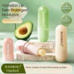 3PCS/SET HANBOLI FRUIT SERIES NONSTICK ANTI-CRAKED LIP BALM SET - Image 2