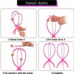 ADJUSTABLE PLASTIC WIG STAND - Image 3