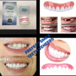 PERFECT SMILE VENEERS – REUSABLE TEETH WHITENING SILICONE TEETH UPPER COVER VENEERS