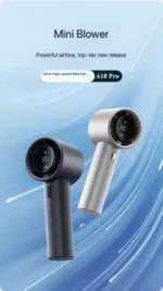 199-SPEED COOLING DIGITAL DISPLAY RECHARGEABLE HANDHELD FAN (NON FOLDABLE) - Image 2