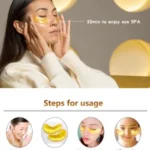 GOLD COLLAGEN SMOOTH ELASTIC EYE MASK - Image 4