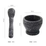 2PCS/SET MULTIPURPOSE WOODEN MORTAR & PESTLE AS KITCHEN/BEAUTY TOOL - Image 8