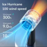 199-SPEED COOLING DIGITAL DISPLAY RECHARGEABLE HANDHELD FAN (NON FOLDABLE) - Image 5