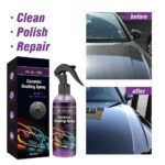 HOMONTH 3in1 HIGH PROTECTION SHINE QUICK CERAMIC CAR SHIELD COATING SPRAY (100ML) - Image 2