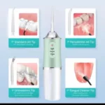 RECHARGEABLE PORTABLE (WATERPICK) ORAL IRRIGATOR/DENTAL FLOSSER SET - Image 9