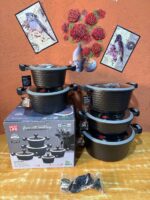 10PCS UCC LIFE HIGH QUALITY LASTING GRANITE COOKWARE/POT SET (UC4110) - Image 2