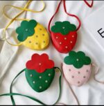1Pc FASHION STUD STRAWBERRY SHAPE MINI GIRLS SHOULDER/CROSSBODY BAG - Image 2