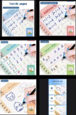 5 BOOKS/SET MAGIC ERASABLE CALLIGRAPHY KIDDIES EDUCATIONAL GIFT SET - Image 3