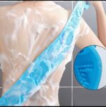 70CM DOUBLE-SIDED SILICONE BODY SPONGE / BACK SCRUBBER