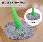 WET & DRY HANDHELD LONG MICROFIBER FLOOR MOP (BIG SIZE) - Image 4