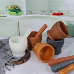 2PCS/SET MULTIPURPOSE WOODEN MORTAR & PESTLE AS KITCHEN/BEAUTY TOOL - Image 11