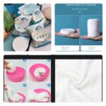 COMPRESSED EASY CARRY HOTEL/CAMPING WATER ABSORBENT COTTON TOWEL - WHITE (BIGGEST SIZE) - Image 3