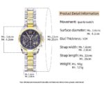 4PCS/SET ETERNAL LOVE FOREVERMORE COUPLE TITANIUM STEEL WATCH SET - Image 3