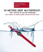 FEMININO FASHION LEATHER WATERPROOF FEMALE WRIST WATCH