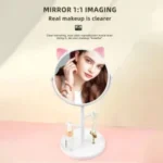 360 DEGREE ROTATING TABLE TOP DRESSING MIRROR/JEWELRY HOLDER - Image 6