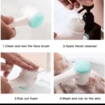 3D MANUAL DOUBLE SIDED SILICONE/FIBRE FACE SCRUBBING BRUSH - Image 8