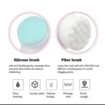 3D MANUAL DOUBLE SIDED SILICONE/FIBRE FACE SCRUBBING BRUSH - Image 9