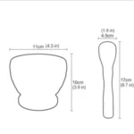 2PCS/SET MULTIPURPOSE WOODEN MORTAR & PESTLE AS KITCHEN/BEAUTY TOOL - Image 13