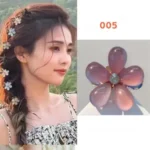 1PC FLOWER PETALS HAIR CLAW CLIP