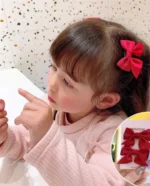 2PCS/SET PRINCESSES BUTTERFLY DESIGN FASHION HAIR CLIPS - Image 2