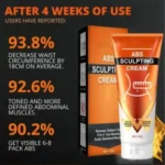 WEST MONTH ABS SCULPTING (SLIMMING) CREAM - Image 4