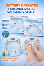 BATTERY OPERATED PERSONAL DIGITAL WEIGHING SCALE