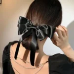 KOREAN LARGE BOW FEMALE FASHION HAIR CLIP - Image 3
