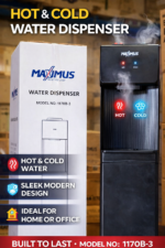 MAXIMUS ADVANCED TECH
ENERGY-SAVING HOT & COLD WATER DISPENSER