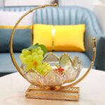 EUROPEAN METAL GLASS MOON FRUIT PLATE – HOME/RESTAURANT CANDY & FRUIT BASKET (INTERIOR DECOR 002) - Image 4