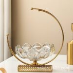 EUROPEAN METAL GLASS MOON FRUIT PLATE – HOME/RESTAURANT CANDY & FRUIT BASKET (INTERIOR DECOR 002) - Image 5