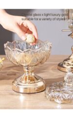 EUROPEAN EXOTIC STYLE MULTIPURPOSE CRYSTAL GLASS JAR DECORATION (INTERIOR DECOR 004) - Image 2