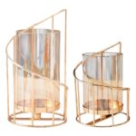 1PC EUROPEAN EXOTIC STYLE METAL GOLD–CRAFTED GLASS DRY FLOWER LUXURY DECOR WITH FLOWER  (INTERIOR DECOR 006) - Image 4