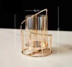EUROPEAN STYLE GLASS CANDLE CANDLELIGHT DECOR (INTERIOR DECOR 007) - Image 4