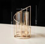 EUROPEAN STYLE GLASS CANDLE CANDLELIGHT DECOR (INTERIOR DECOR 007) - Image 5