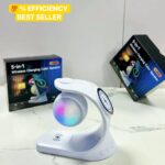 5-IN-1 WIRELESS SMART CHARGING PORTS COLOUR CHANGING & HIGH-BASS BLUETOOTH SPEAKER