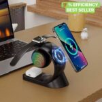 5-IN-1 WIRELESS SMART CHARGING PORTS COLOUR CHANGING & HIGH-BASS BLUETOOTH SPEAKER - Image 2