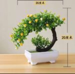 ARTIFICIAL BONSAI RECTANGULAR POT ORNAMENTAL DECOR PLANT / FLOWER - Image 6
