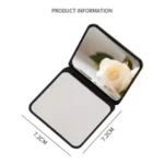 DOUBLE-SIDED PORTABLE 2-FACED SQUARE COSMETICS MIRROR  (TRUE SKIN DISPLAY) - Image 5