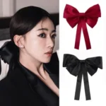 KOREAN LARGE BOW FEMALE FASHION HAIR CLIP - Image 4