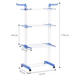 3 LAYERS CLOTHES HANGER/RACK WITH WHEELS + FREE LOWERED RACK - Image 5