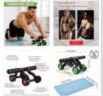 ROLL MAX 4-WHEEL MULTIFUNCTIONAL AB ROLLER TRAINER - Image 3